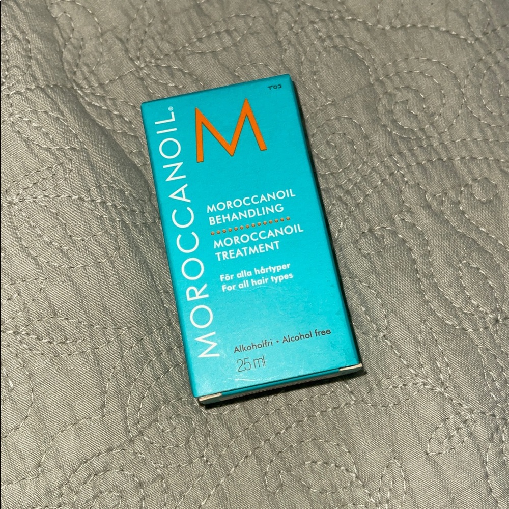 Moroccanoil Treatment in Vibrant Blue Packaging